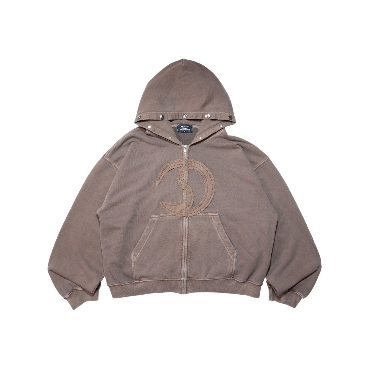 CRACK ZIP HOODIE