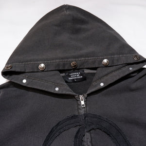 CRACK ZIP HOODIE