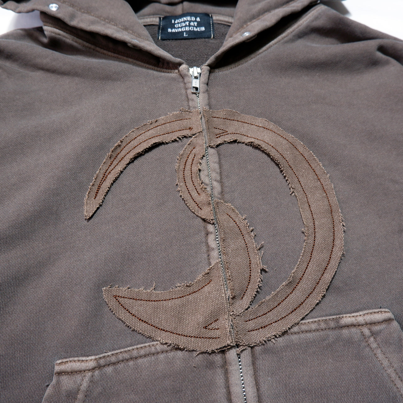 CRACK ZIP HOODIE