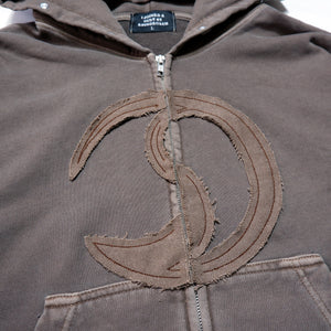 CRACK ZIP HOODIE