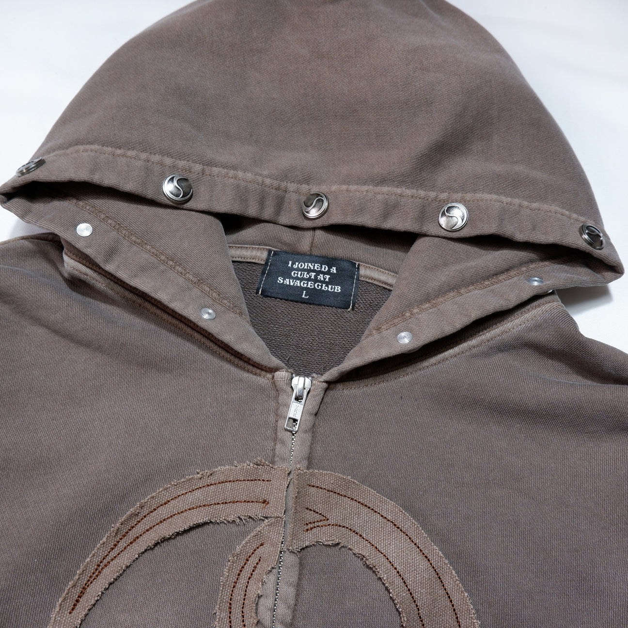 CRACK ZIP HOODIE