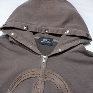 CRACK ZIP HOODIE