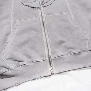 CRACK ZIP HOODIE