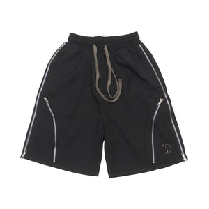 CRACK METAL ZIP SHORTS