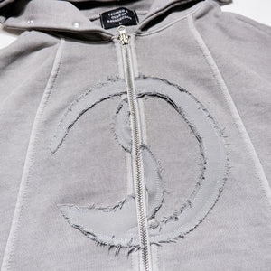 CRACK ZIP HOODIE