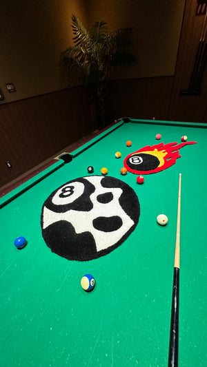 8BALL COW BIG RUG