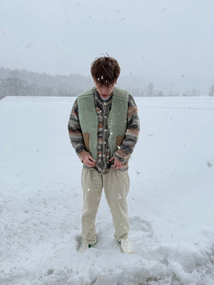 WHF reversible DUCK BOA VEST