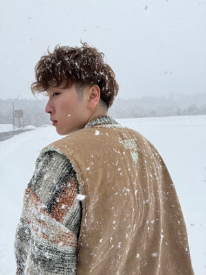 WHF reversible DUCK BOA VEST