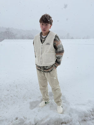 WHF reversible DUCK BOA VEST