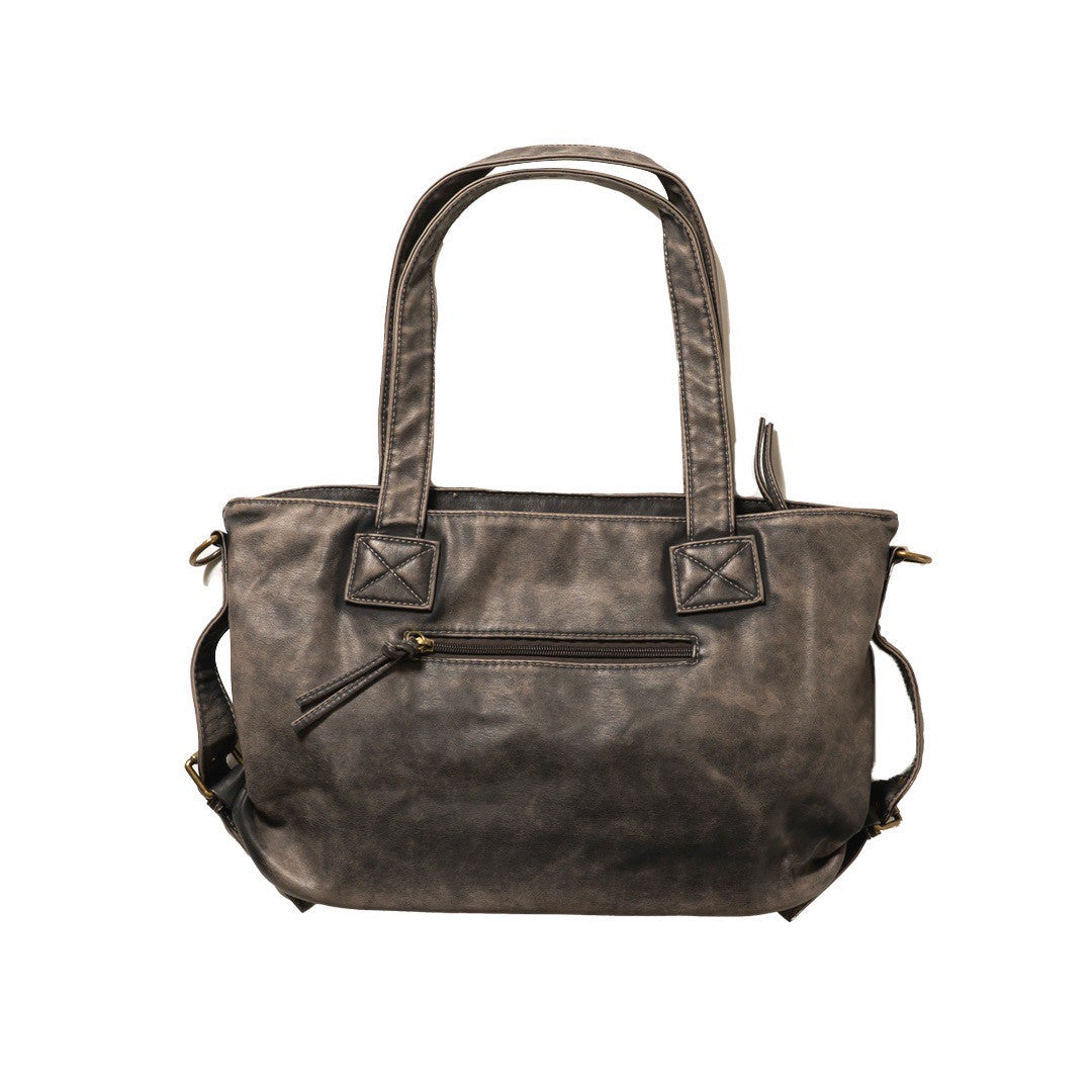 CRACK METAL LETHER TOTE BAG mukkun limited color ver.