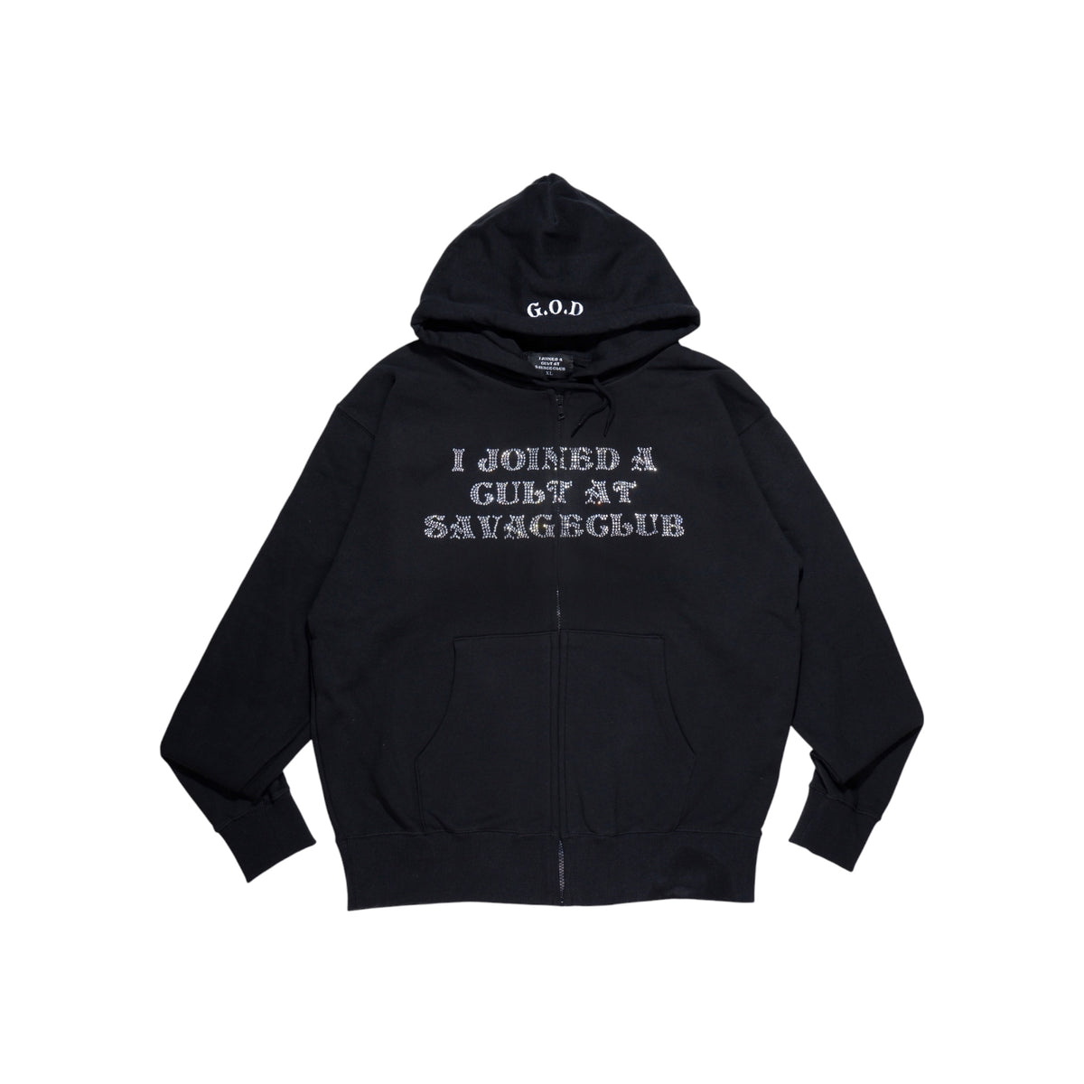CULT AT STONE ZIP HOODIE – SAVAGE CLUB🤤