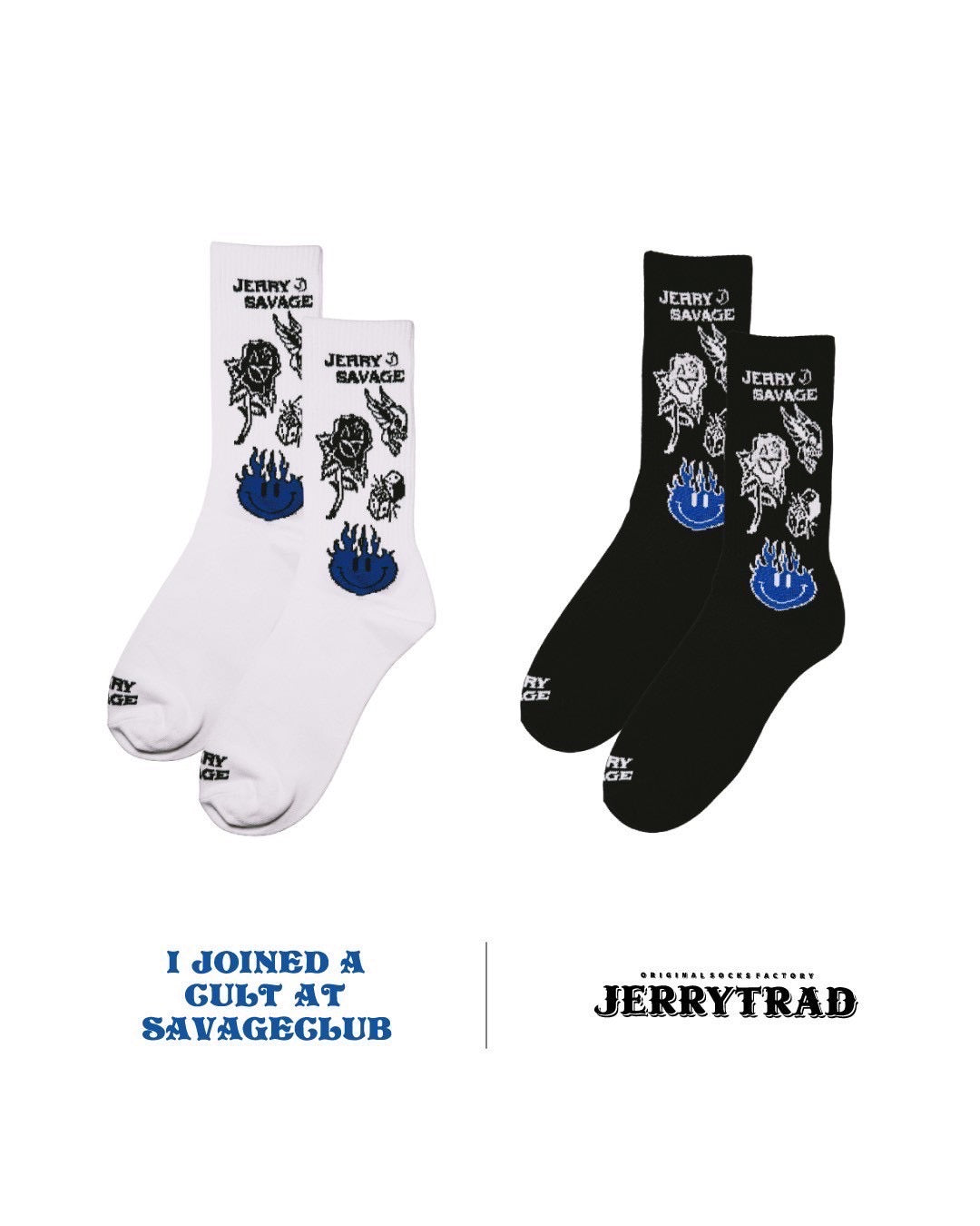 SC×JERRYTRAD SMILE FLASH SOX