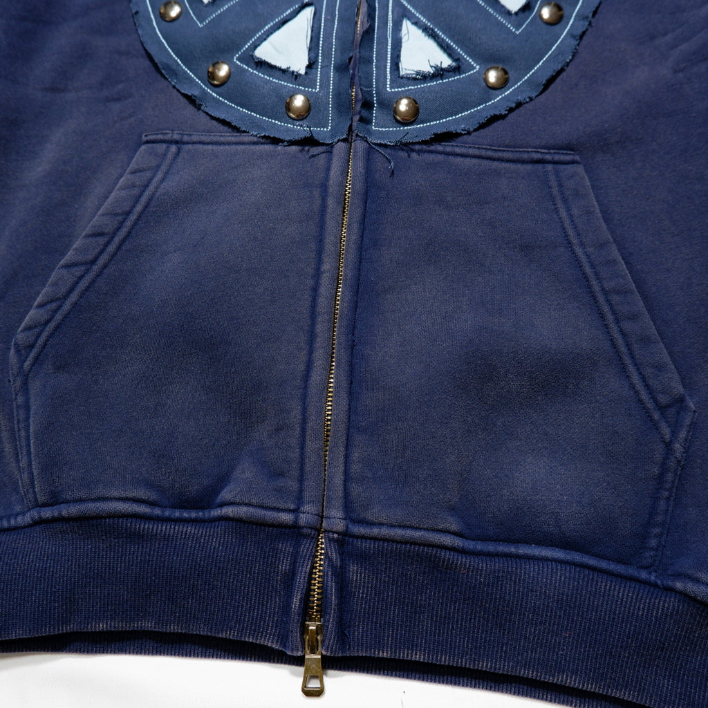 PEACE ZIP HOODIE