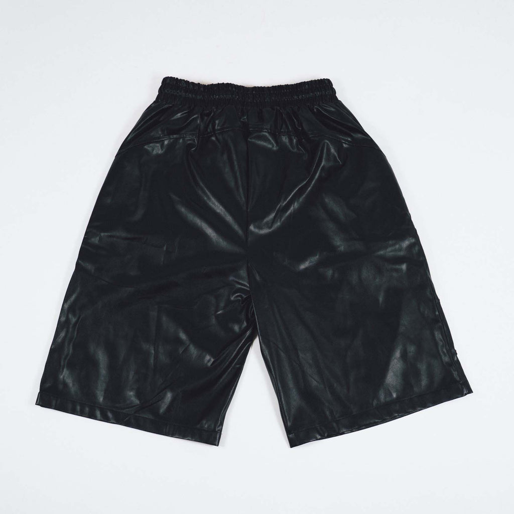STUDS leather SHORTS