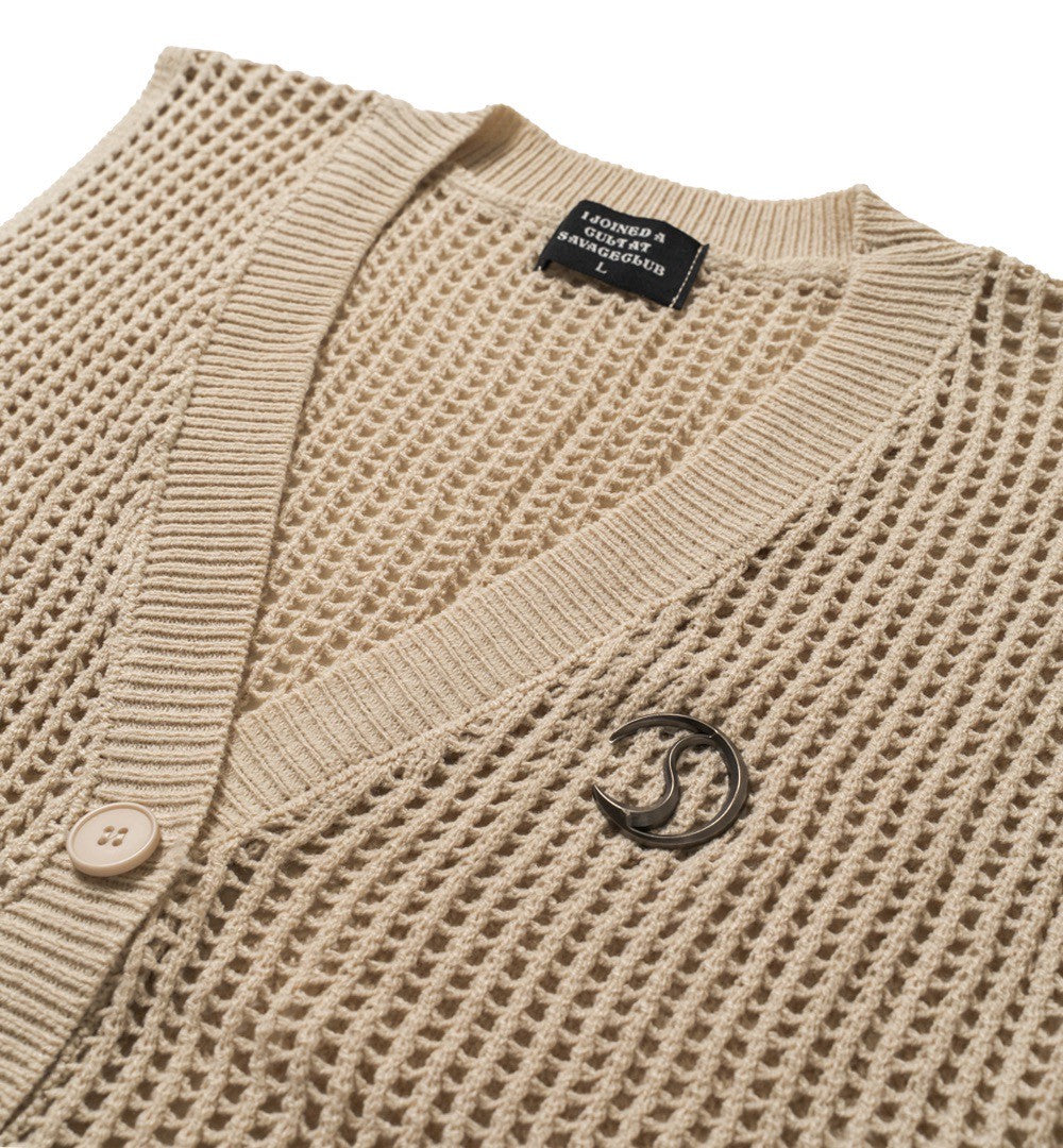 CRACK METAL MESH VEST