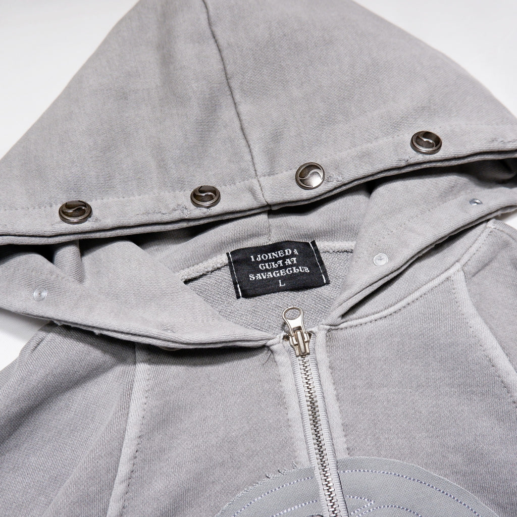 CRACK  ZIP HOODIE