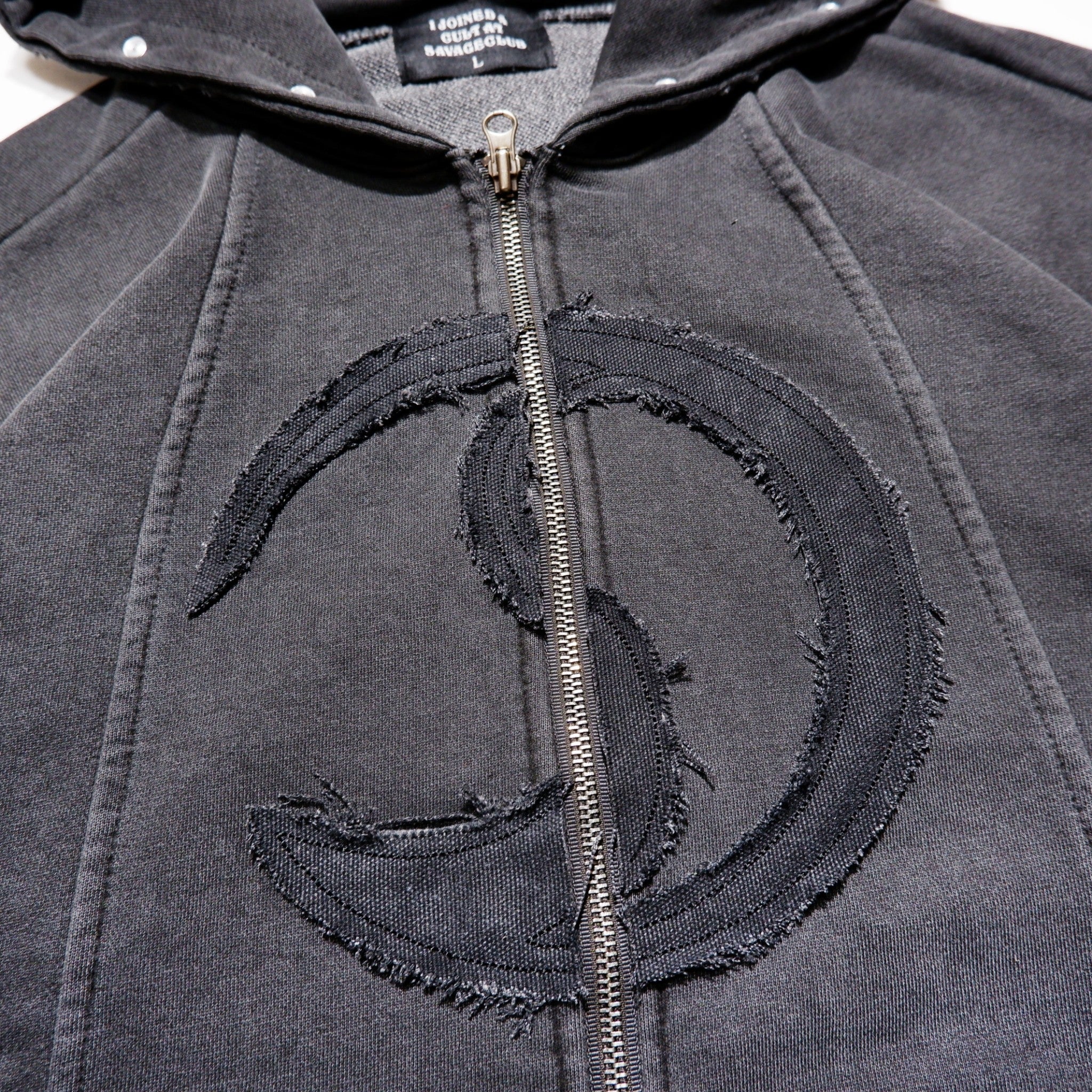 CRACK  ZIP HOODIE