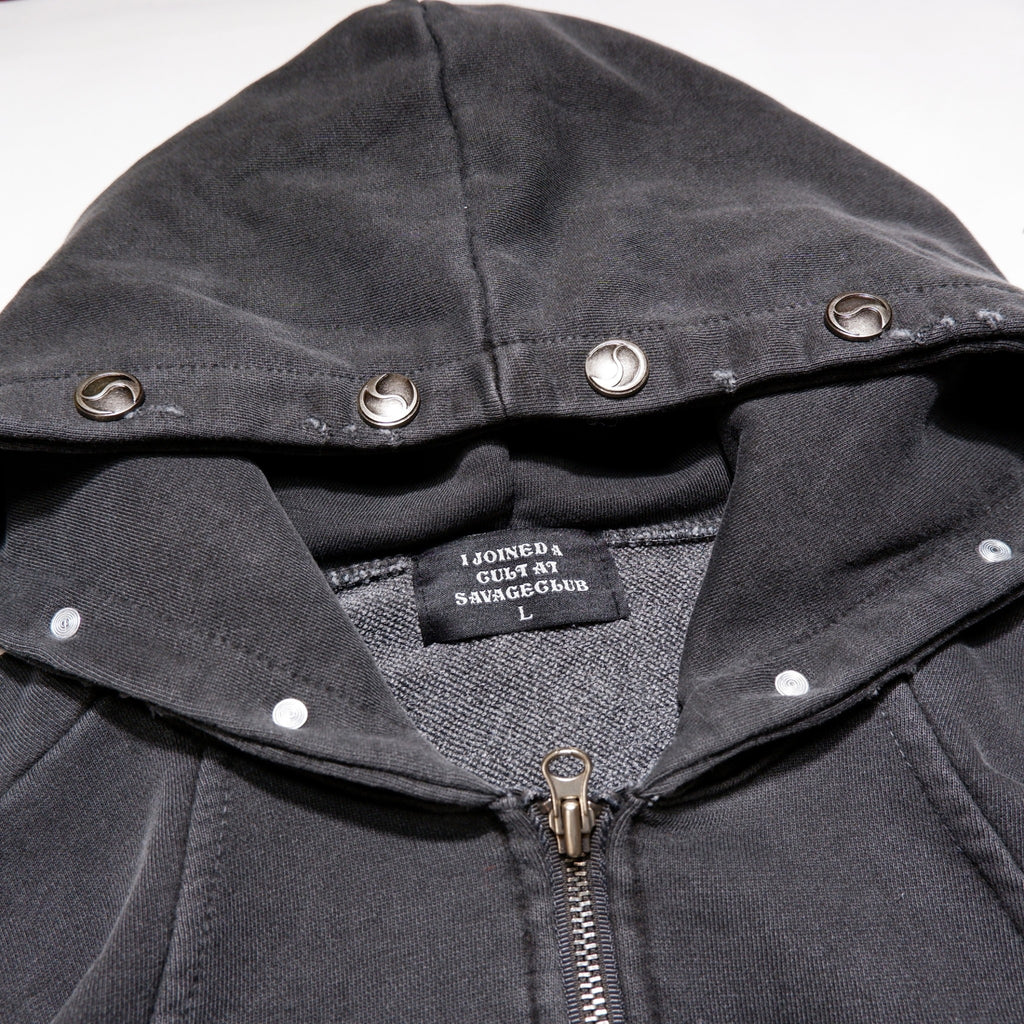 CRACK  ZIP HOODIE