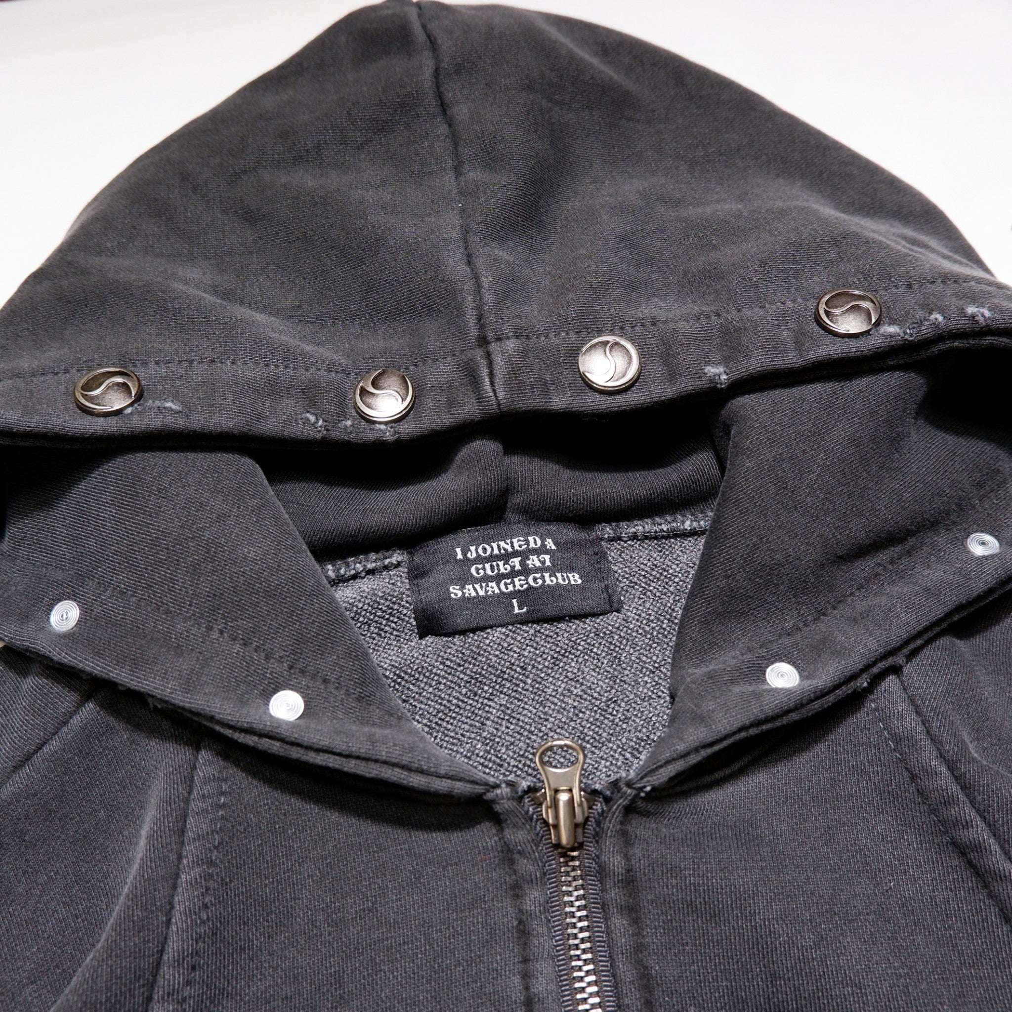 CRACK  ZIP HOODIE