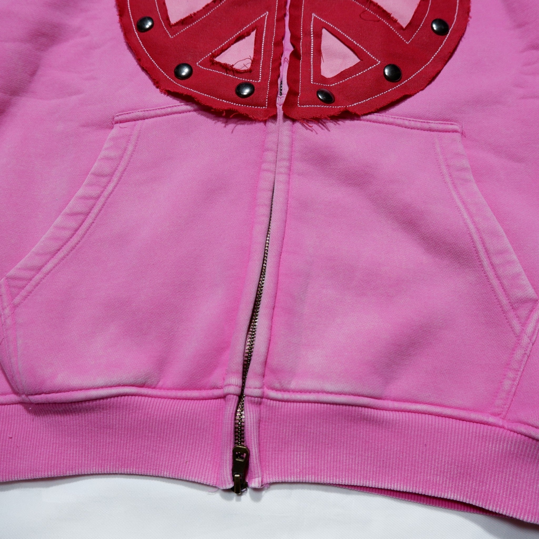 PEACE ZIP HOODIE