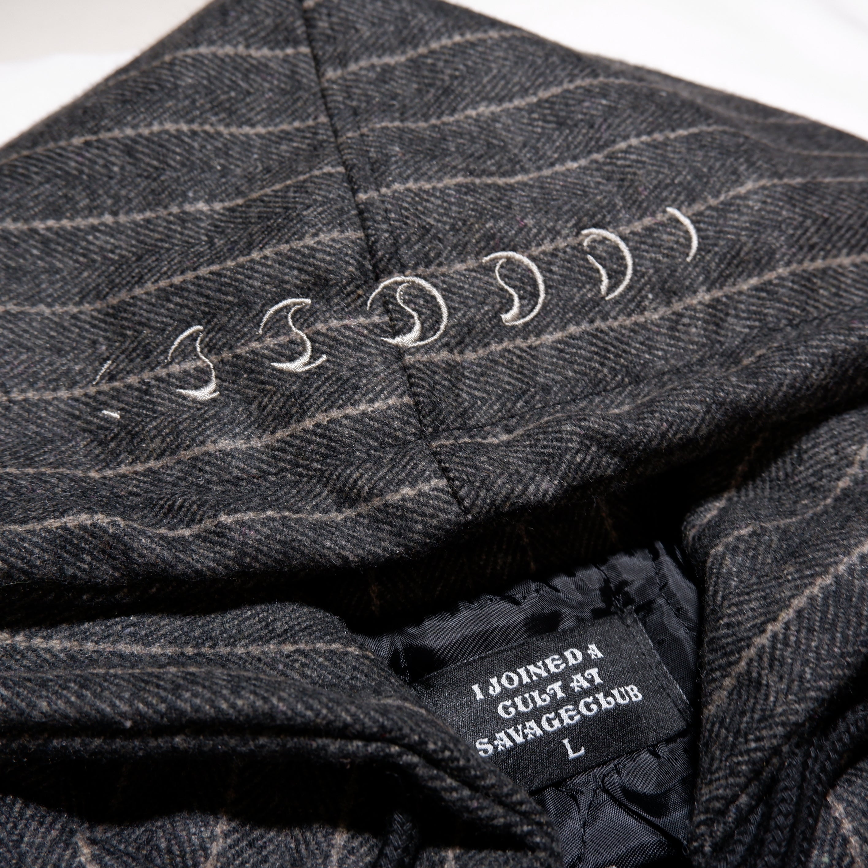 ASTRONOMY JESUS STRIPE ZIP HOODIE