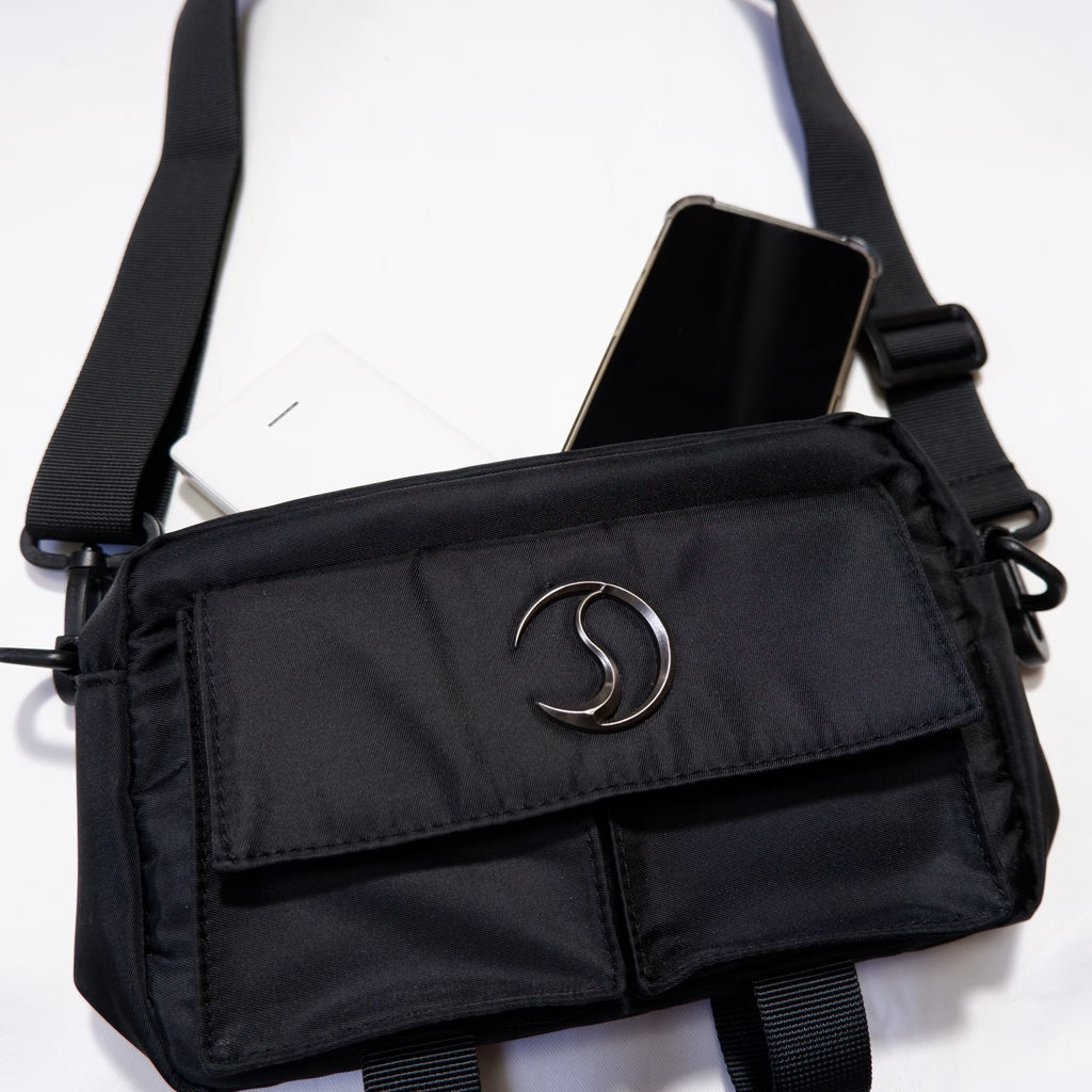 CRACK METAL shoulder BAG