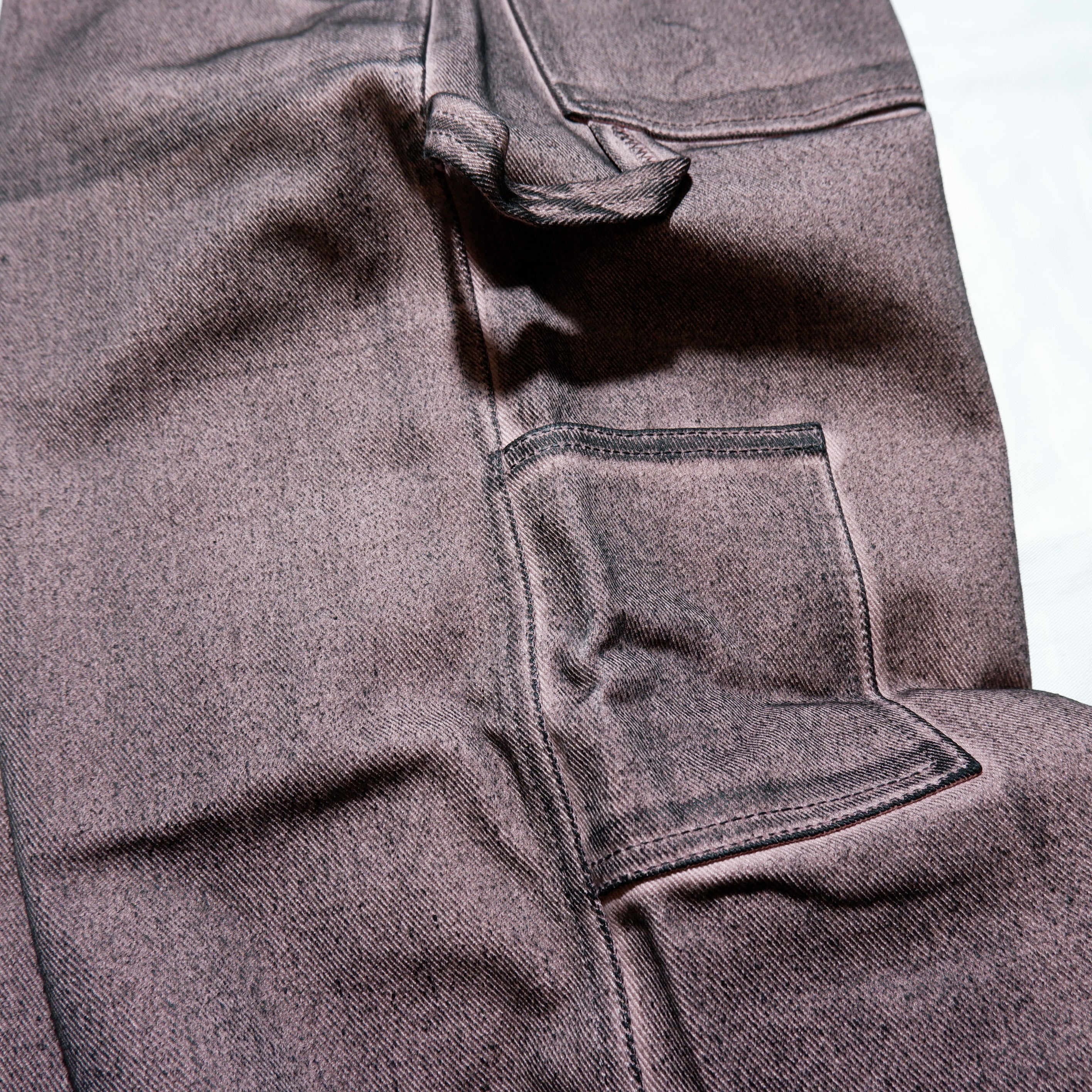 CULT OIL PAINT DENIM PANTS