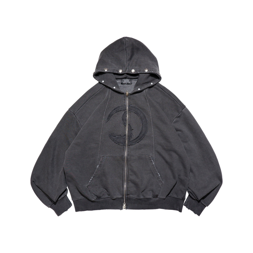 CRACK  ZIP HOODIE