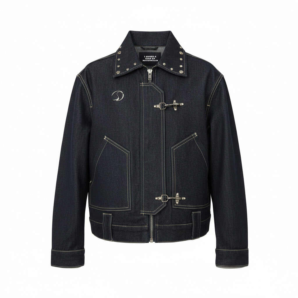 CRACK FIREMAN DENIM JACKET