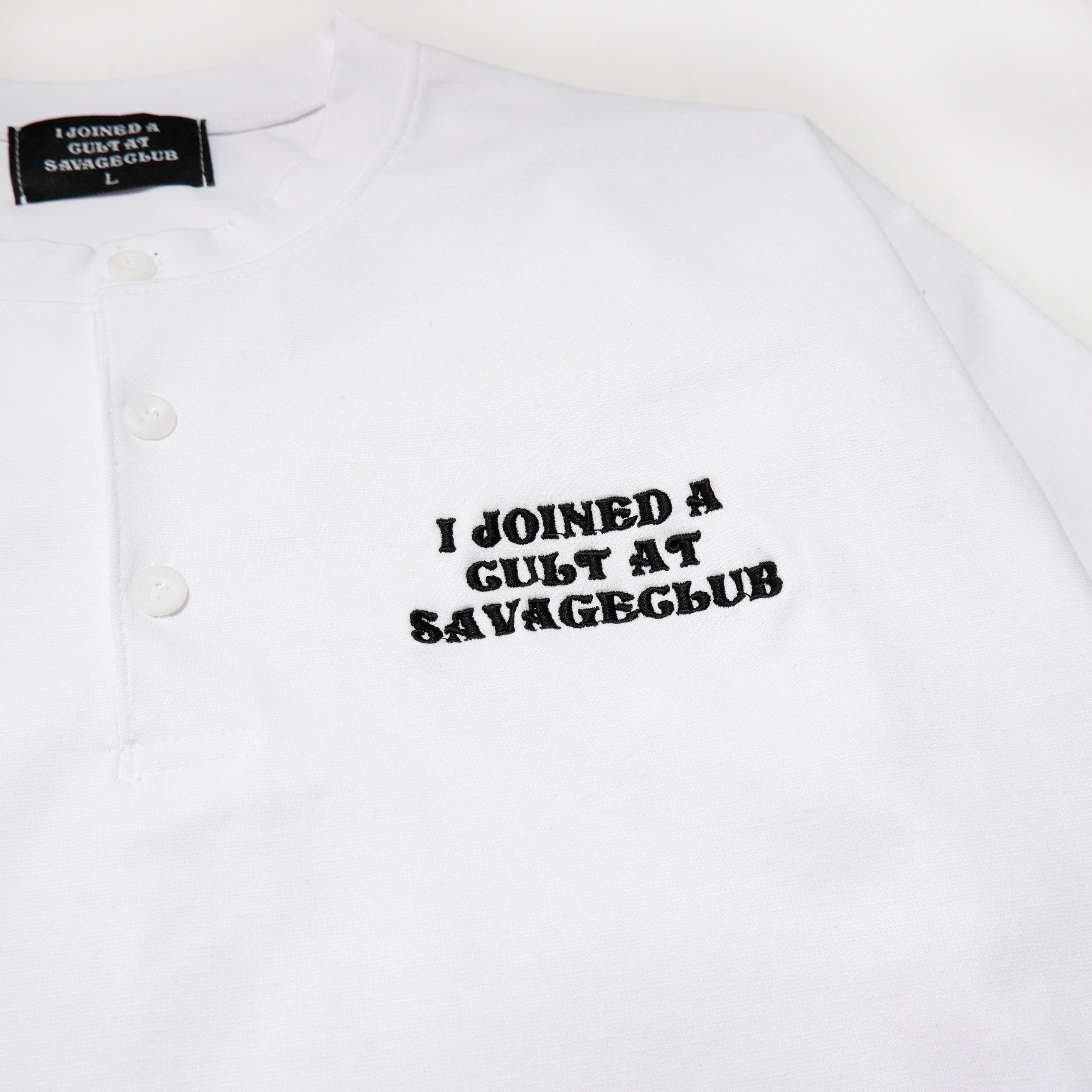 CULT half bottun L/STEE