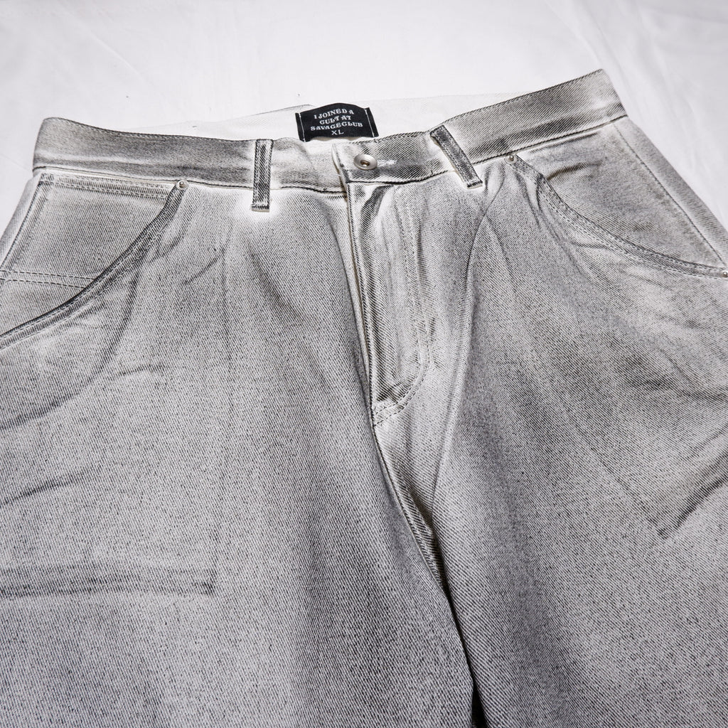 CULT OIL PAINT DENIM PANTS