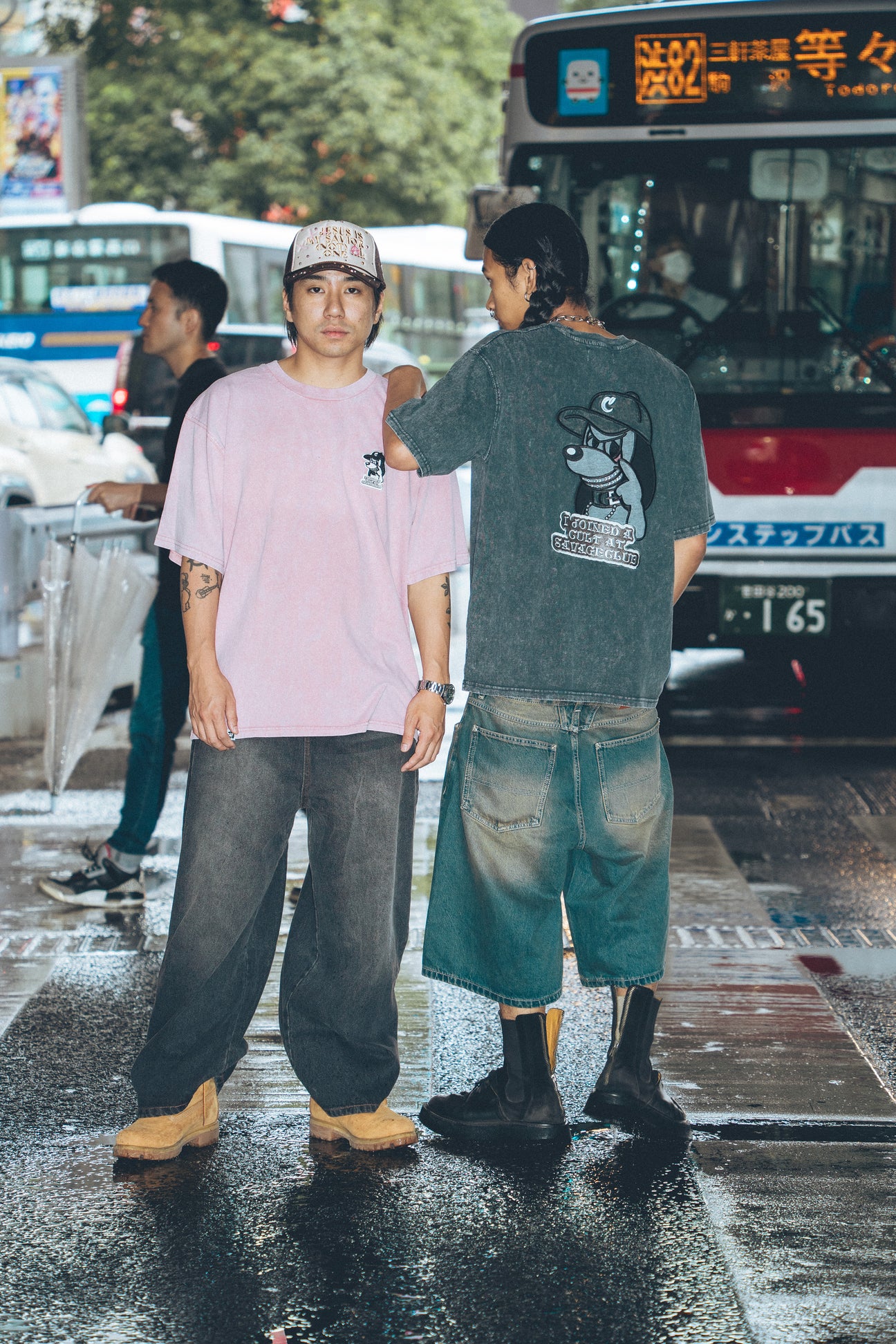 savage club × centimeter pigment tee