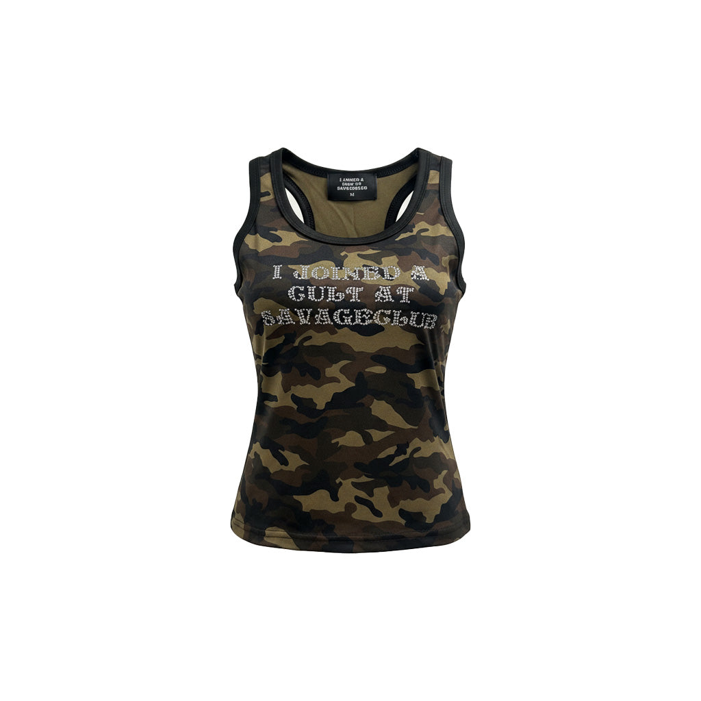 CULT STONE CAMO CAMISOLE