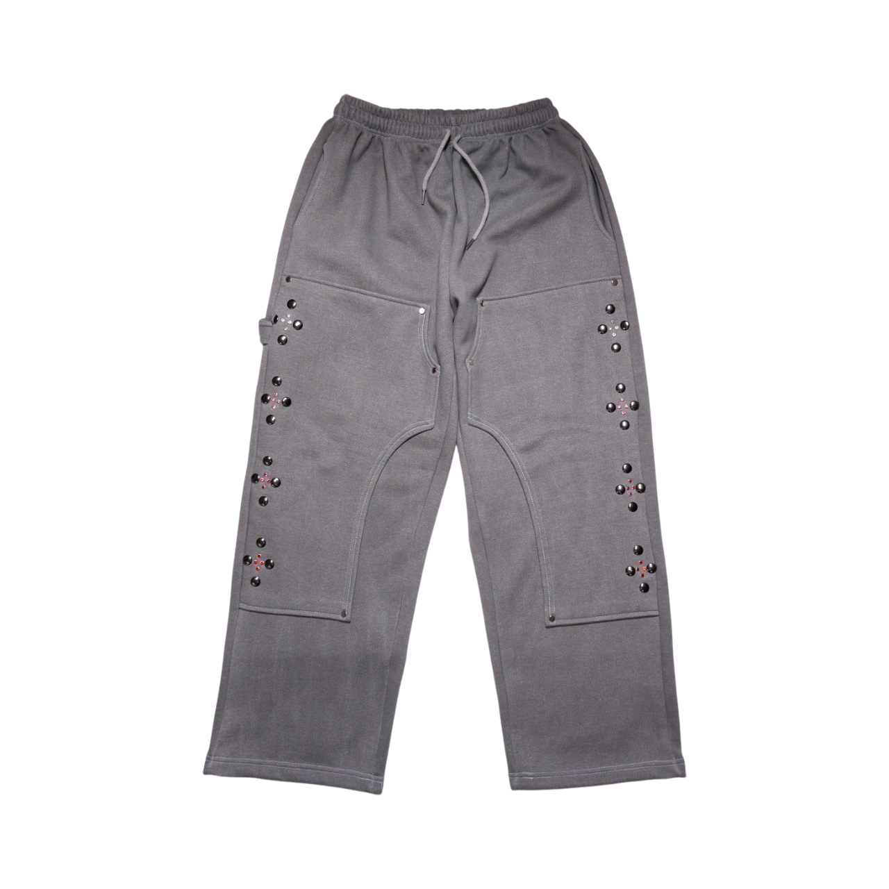 STUDS SWEAT PAINTER PANTS