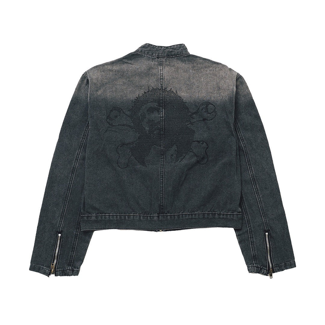 JESUS BONE SINGLE DENIM JACKET