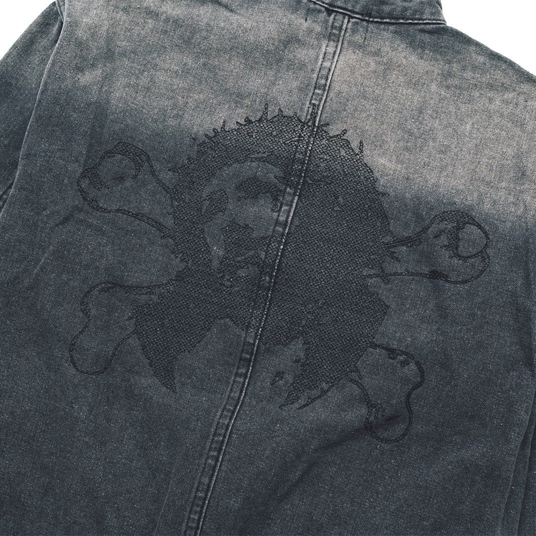 JESUS BONE SINGLE DENIM JACKET