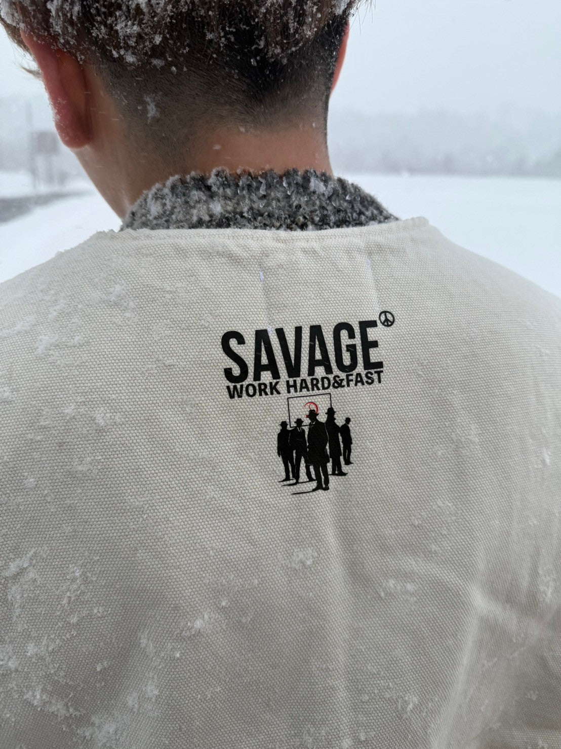 WHF reversible DUCK BOA VEST