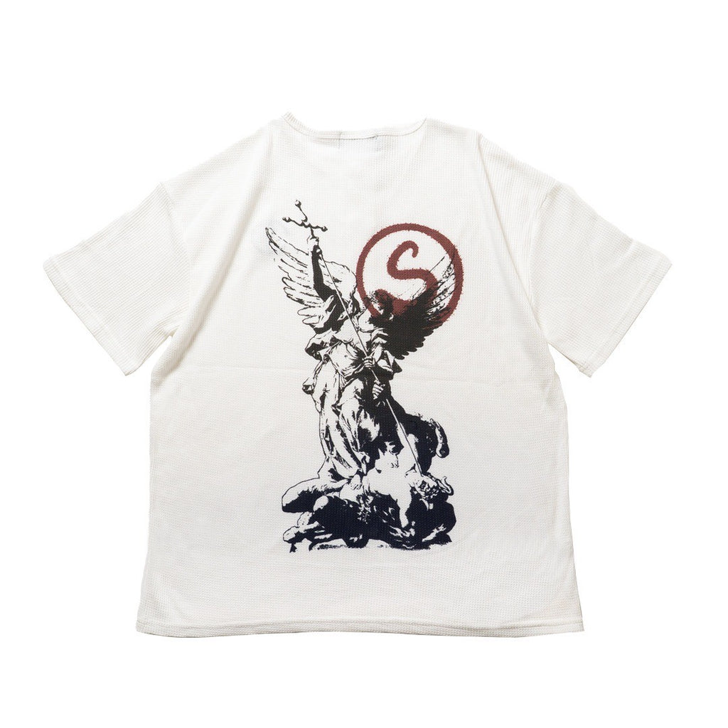SATAN WAFFLE TEE