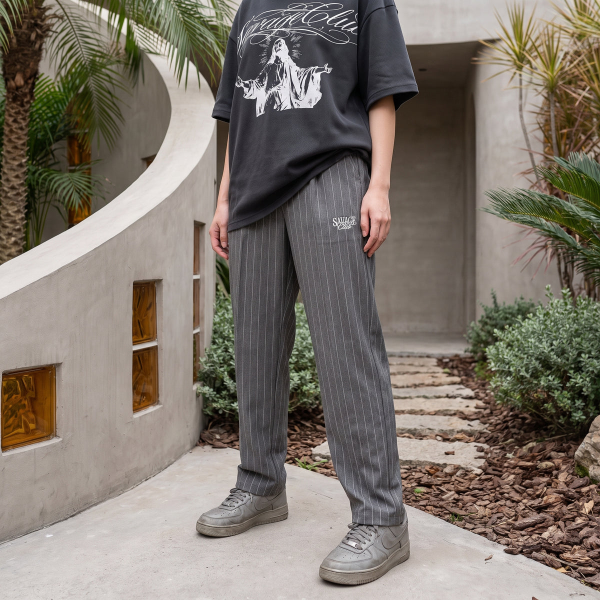 LUX STRIPE EASY PANTS