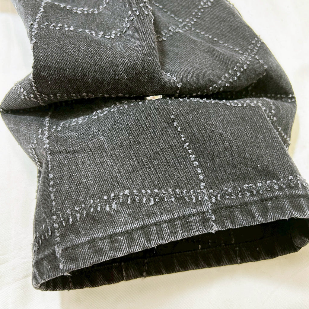 SVG NEEDLE PUNCH DENIMPANTS