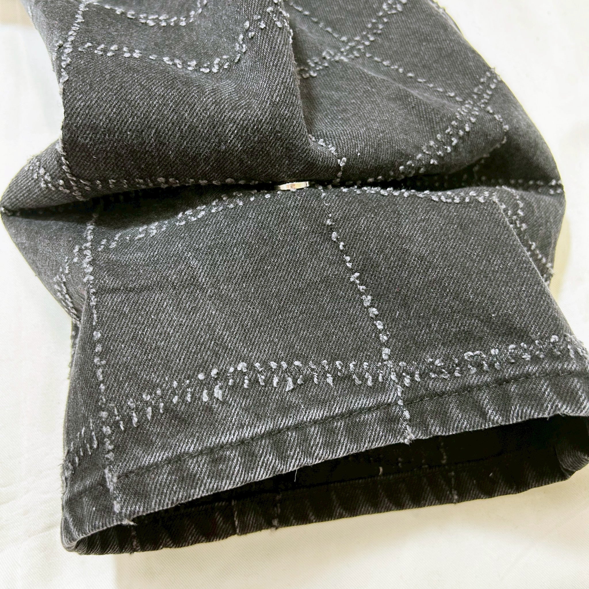 SVG NEEDLE PUNCH DENIMPANTS