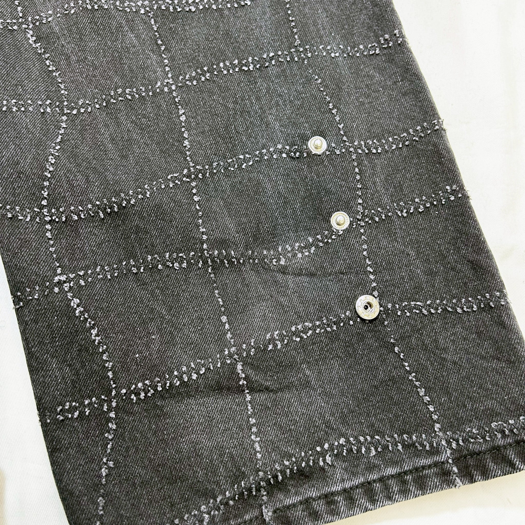 SVG NEEDLE PUNCH DENIMPANTS