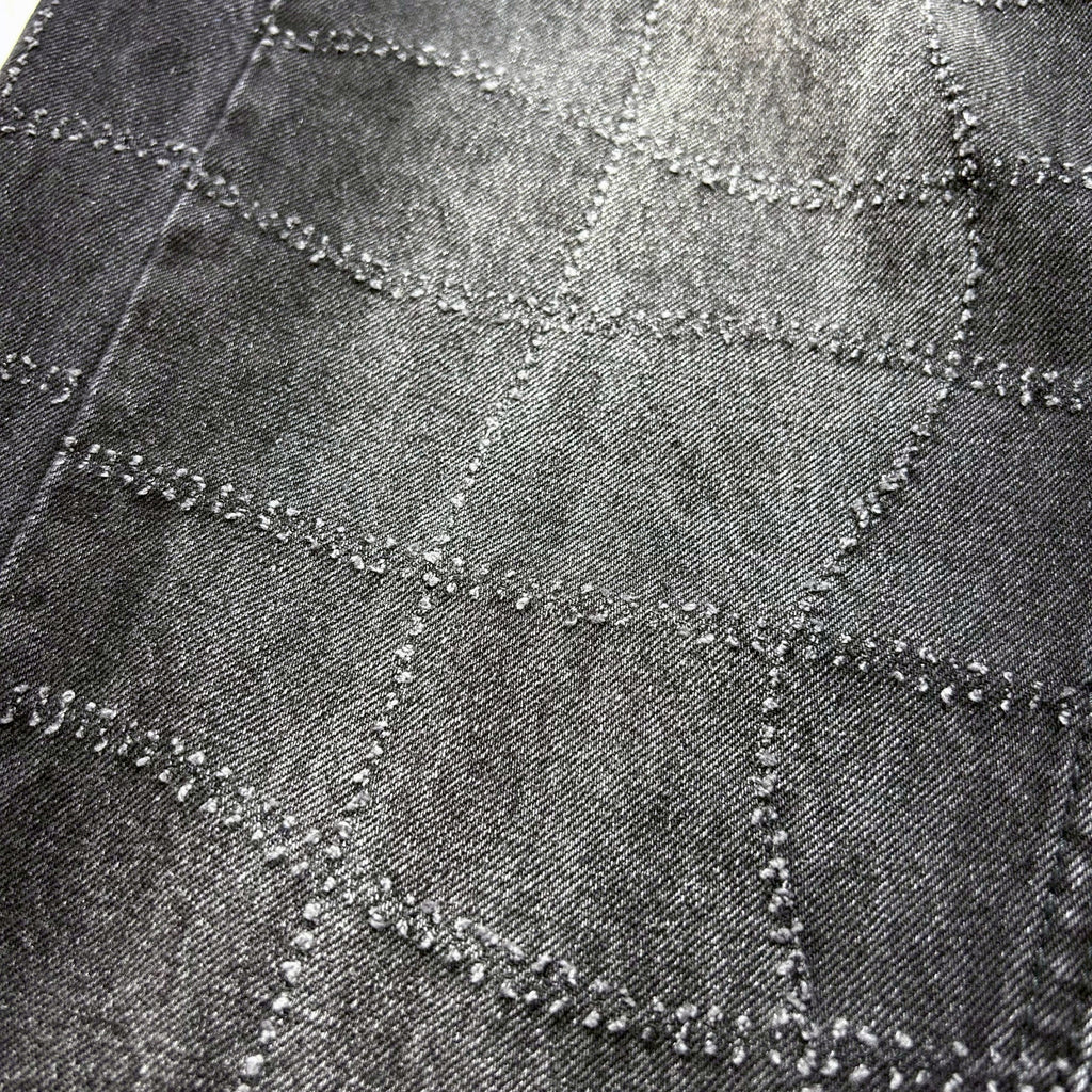 SVG NEEDLE PUNCH DENIMPANTS