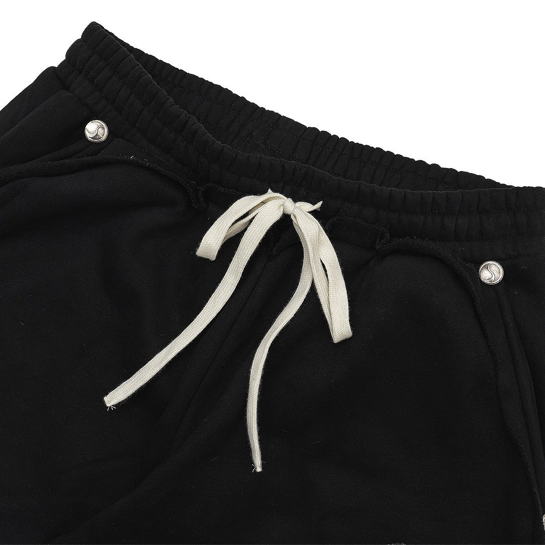 CRACK LEATHER SWEAT PANTS