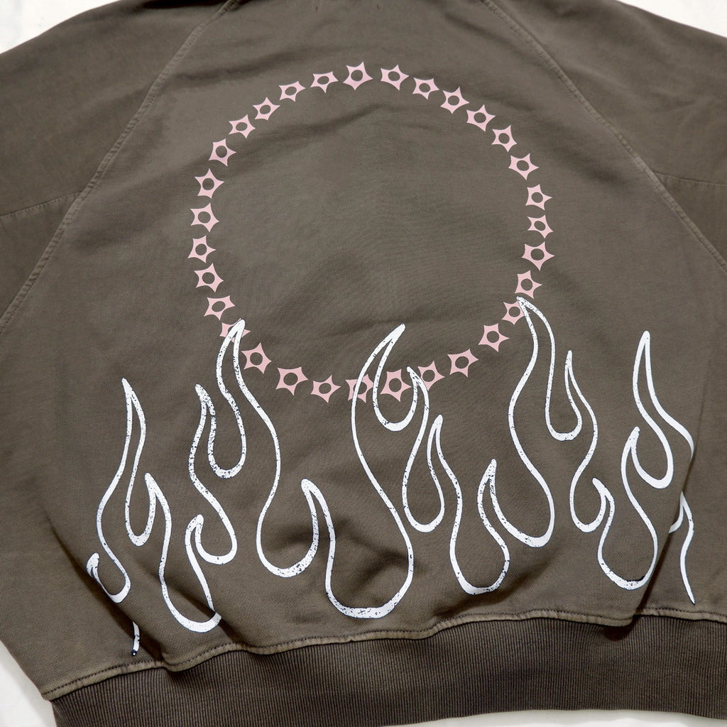 FIRE STAR ZIP HOODIE