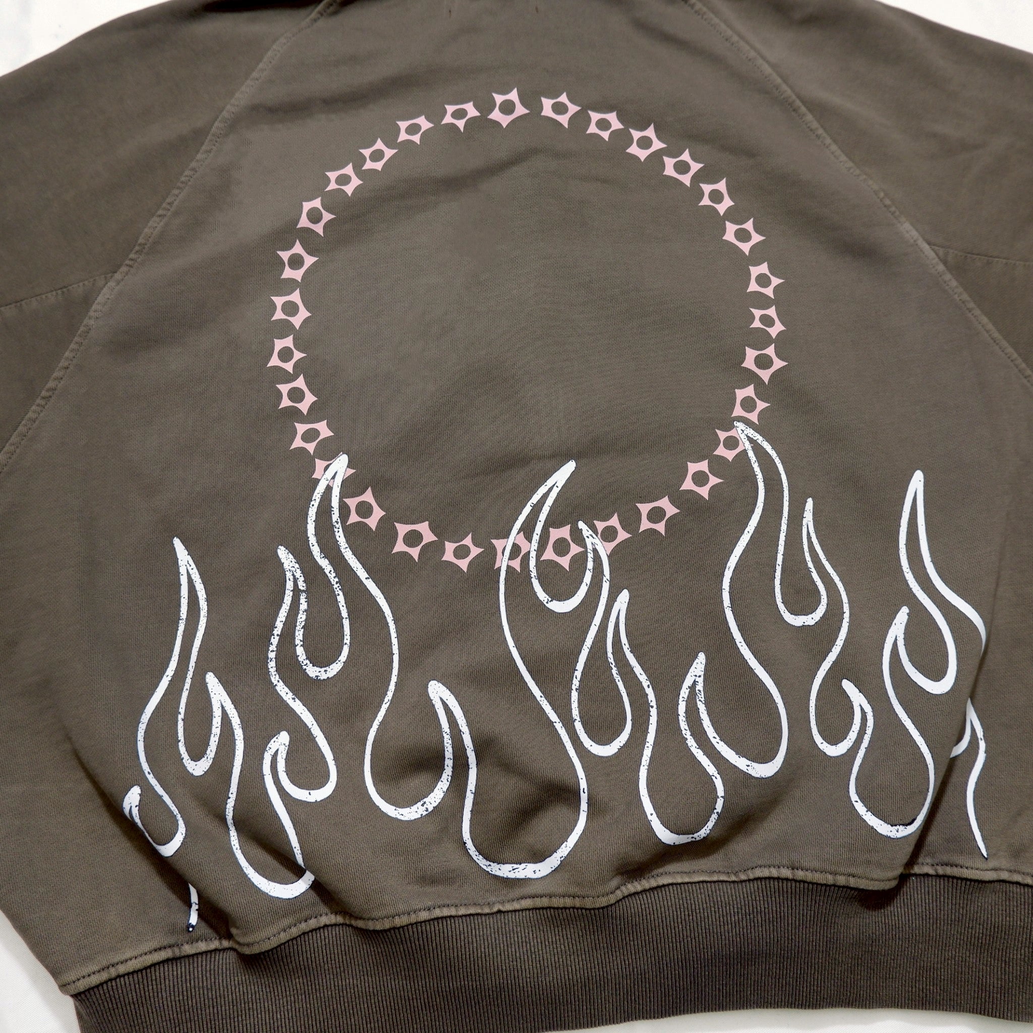 FIRE STAR ZIP HOODIE