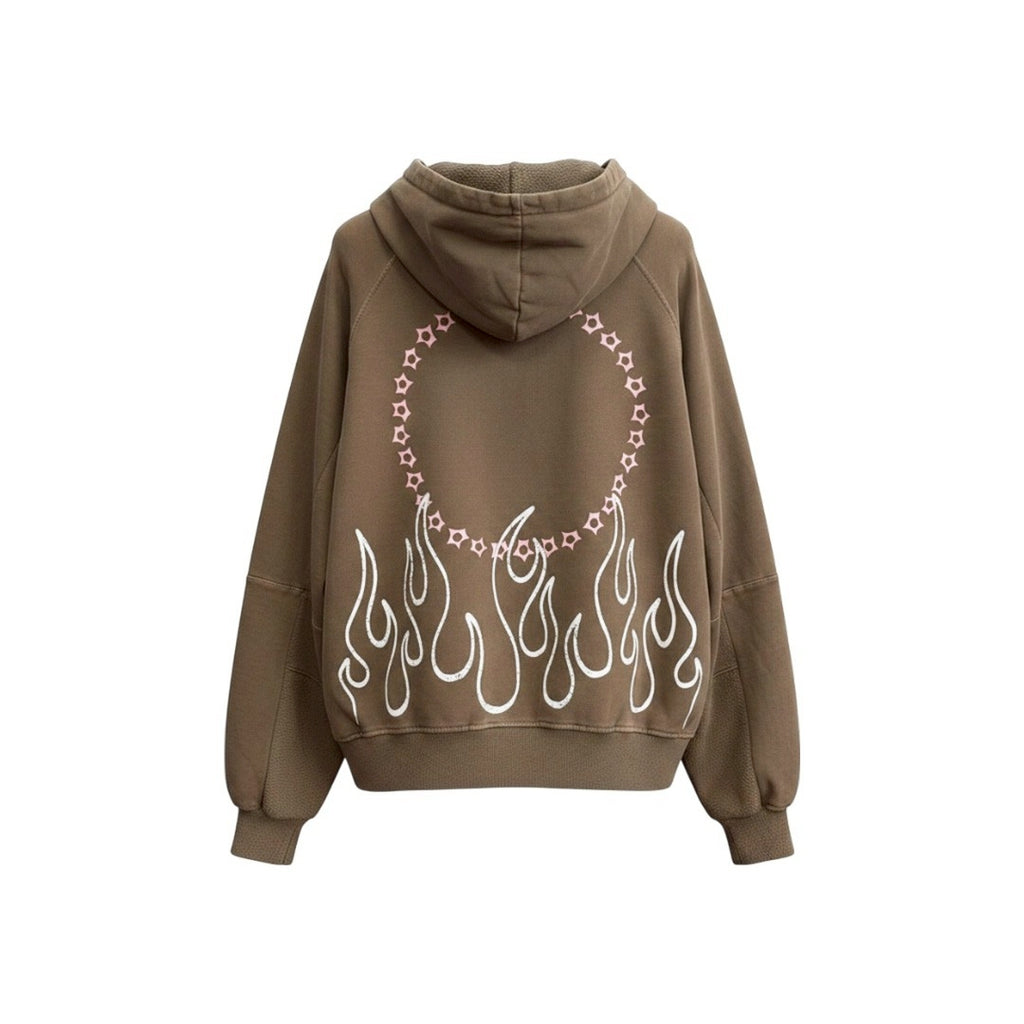 FIRE STAR ZIP HOODIE