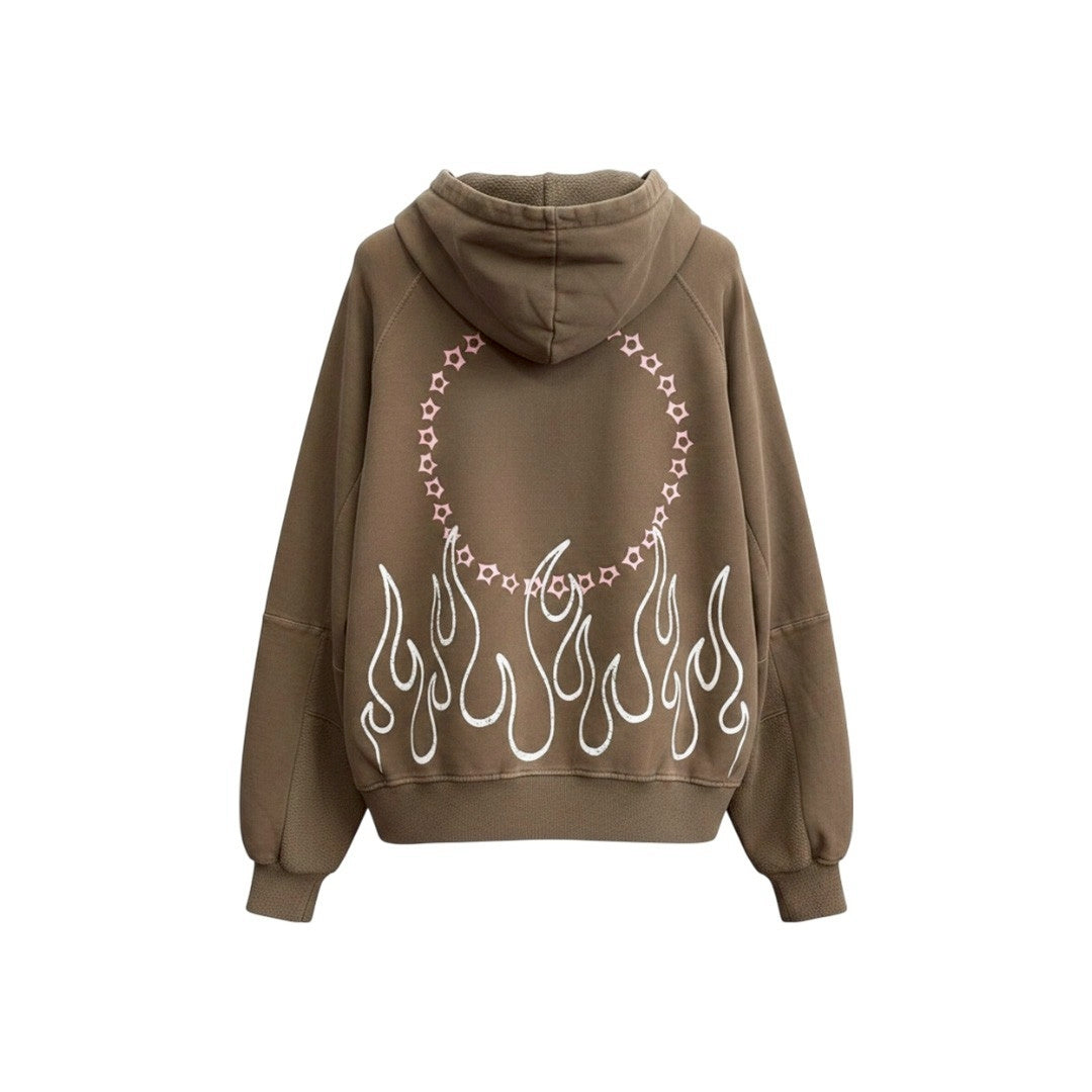 FIRE STAR ZIP HOODIE