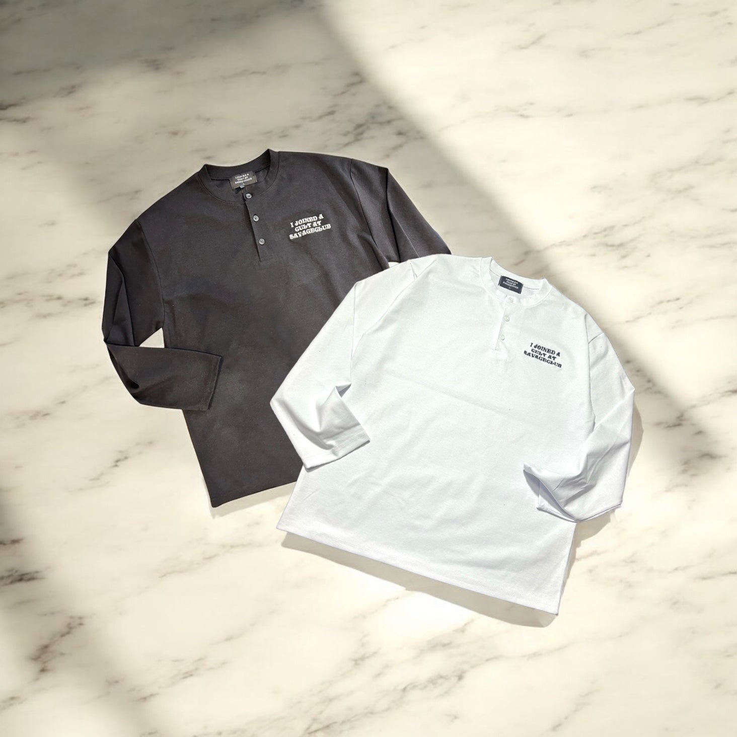 CULT half bottun L/STEE