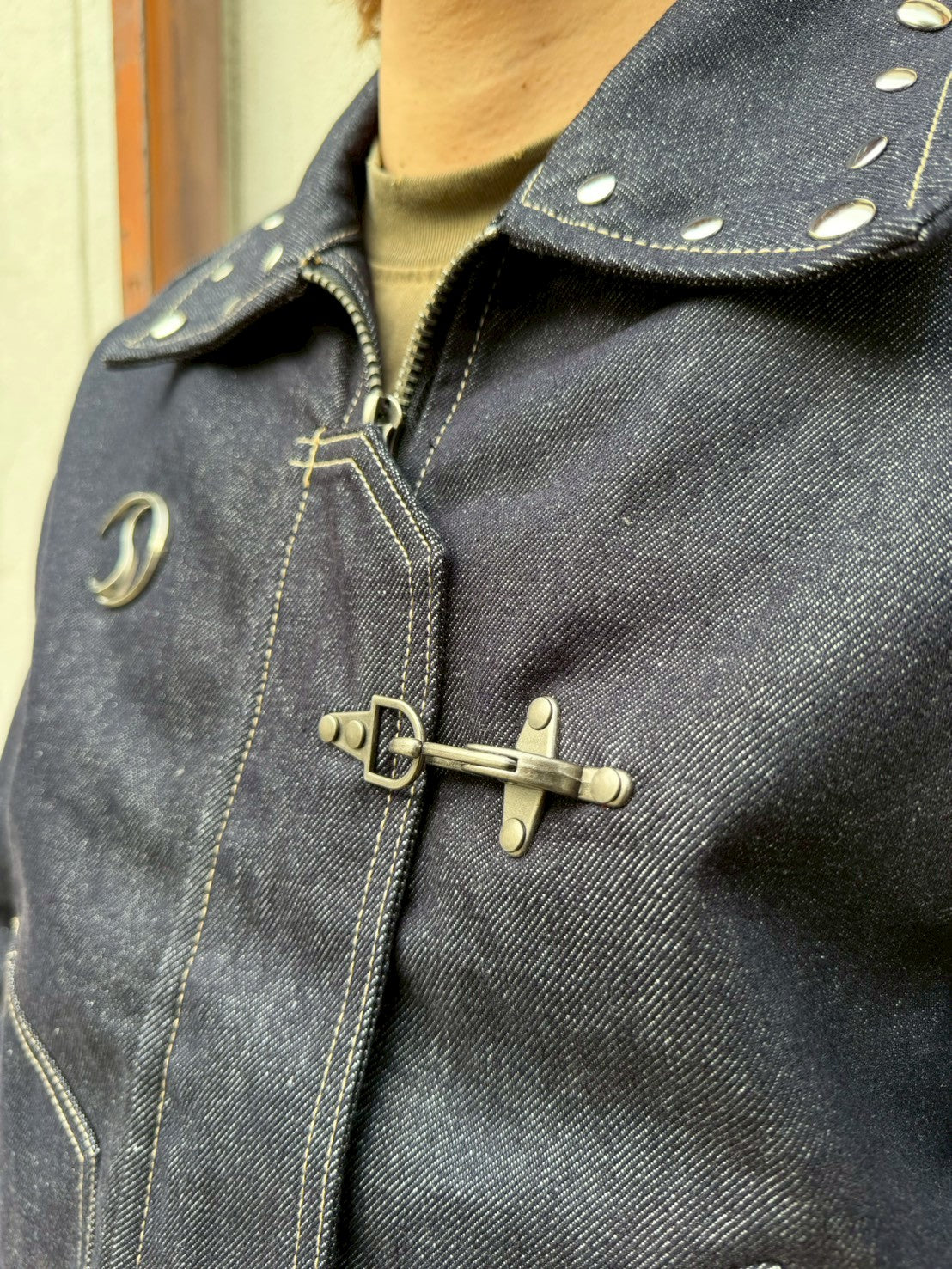 CRACK FIREMAN DENIM JACKET